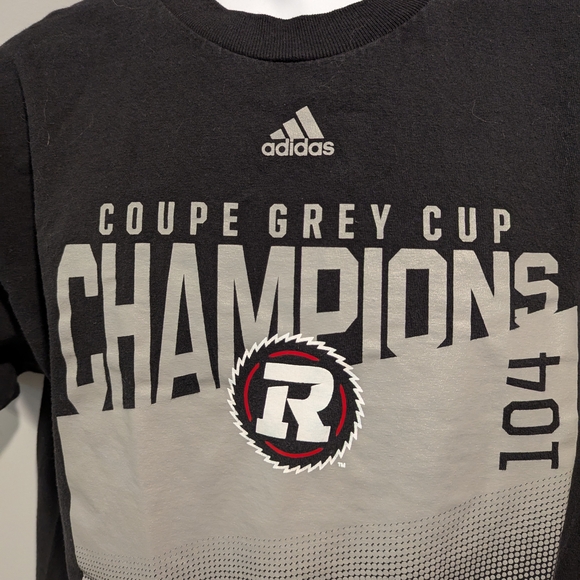 Adidas Black Grey Cup Champions Tee - Picture 2 of 4